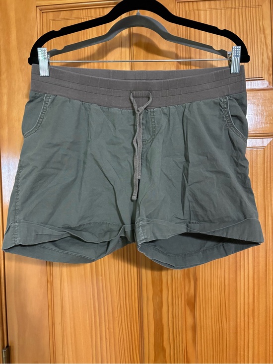 Motherhood Maternity Pants - Motherhood Maternity Olive Drawstring Athletic Shorts